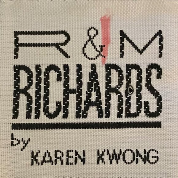 R&M Richards by Karen Kwong Vintage Black Tunic Jacket - Picture 6 of 6